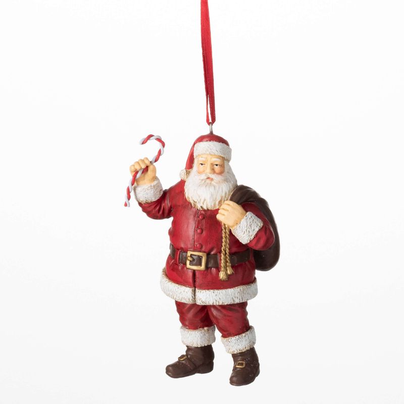 Jolly Santa Ornament